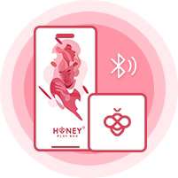 Bluetooth / Wireless/ App-Controlled Vibrators - Honey Play Box Bluetooth / Wireless/ App-Controlled Vibrators - Honey Play Box