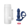 Blanche - Thrusting Automatic Male Masturbator duo with prostate massager Frenzy, Best male sex toys by Honey Play Box