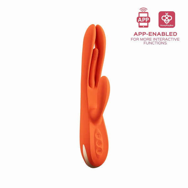 TERRI App-Controlled Kinky Finger Tapping Rabbit Vibrator - Honey Play Box Official