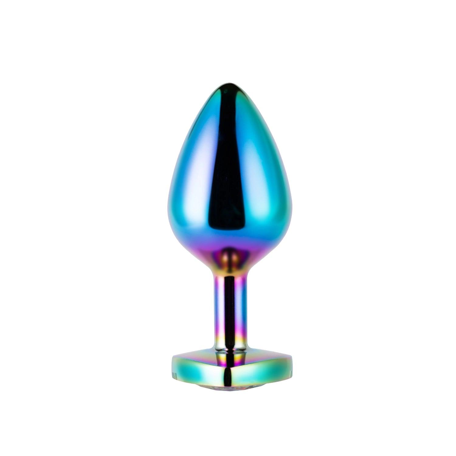 Crystal Love - Lasered Metallic Gem Anal Plug - Honey Play Box Crystal Love - Lasered Metallic Gem Anal Plug - Honey Play Box
