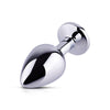 Red Gem Metal Butt Plug - Honey Play Box