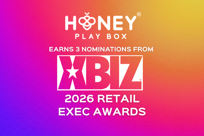 Honey Play Box Earns 3 Nominations From XBIZ Retail Exec Awards B2B/B2C version