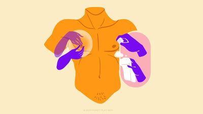 Sensitive spots on the male body