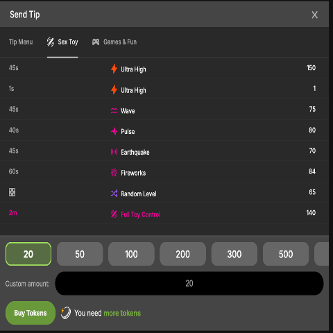 Token-Triggered Toy Reactions