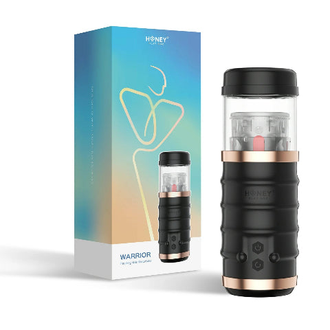 Warrior male suction masturbator by honey play box
