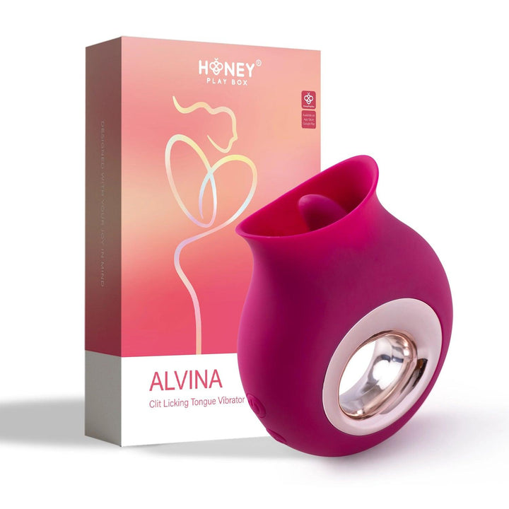 ALVINA Clit Licking Tongue Vibrator - Honey Play Box Official