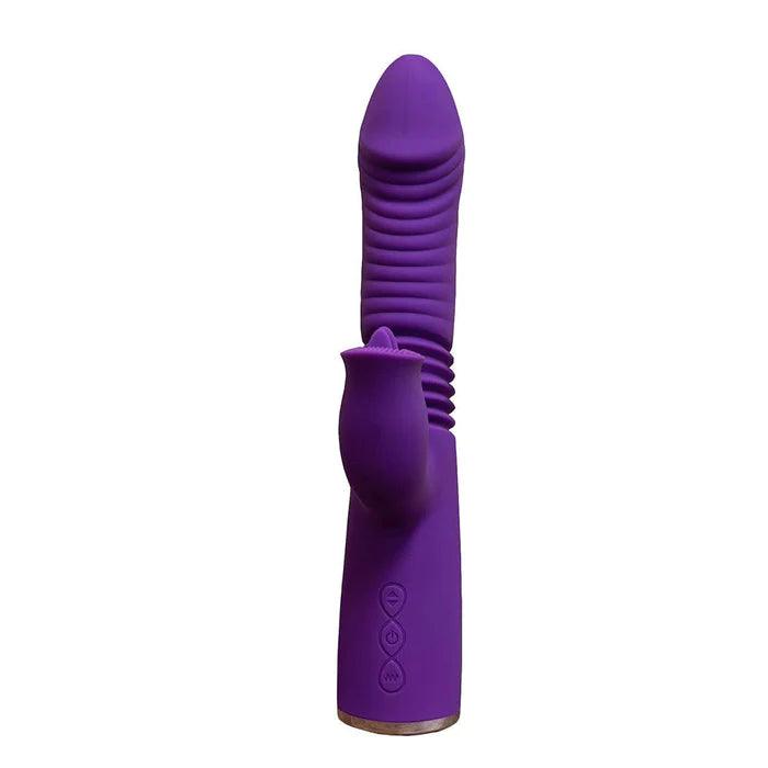 ARIA - Thrusting G-spot and Clit Licking Rabbit Vibrator - Honey Play Box Official
