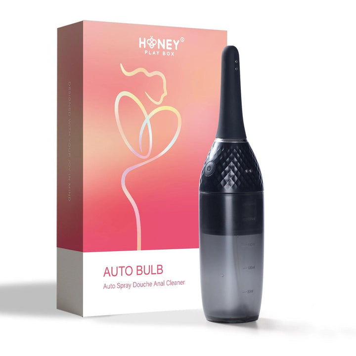 AUTO BULB Electric Enema Bulb Auto Spray Douche System Anal Cleaner for Men Women - Honey Play Box Official