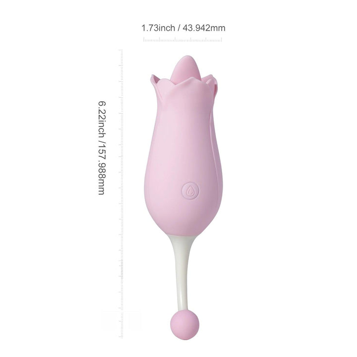 Dora - Rose Toy Clit Vibrator and Tongue Licker - Honey Play Box Official
