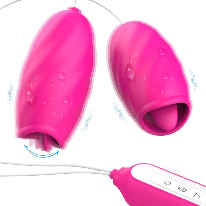 Eggy - Egg Vibrator With Tongue Clit Licker - Honey Play Box Official