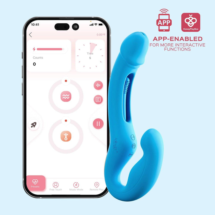 HARMONY DUO App-Controlled Strapless Strap-on - Honey Play Box Official