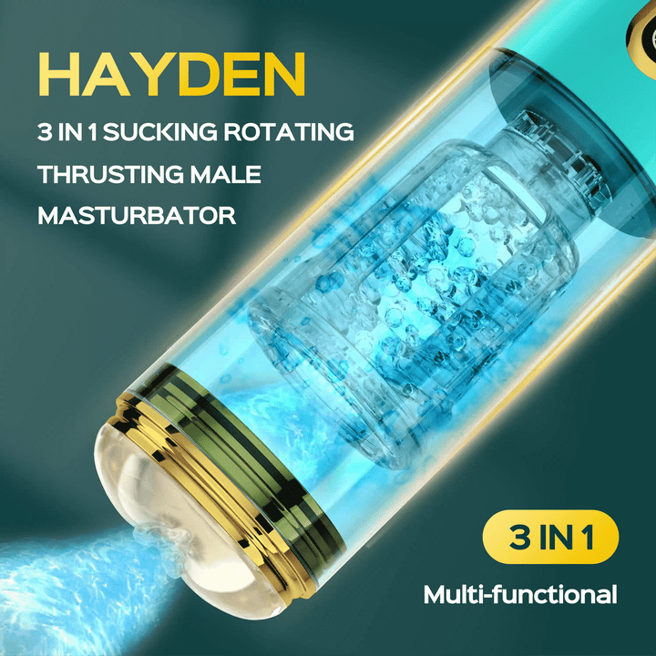 HAYDEN 3 IN 1 Realistic Blowjob - Honey Play Box HAYDEN 3 IN 1 Realistic Blowjob - Honey Play Box