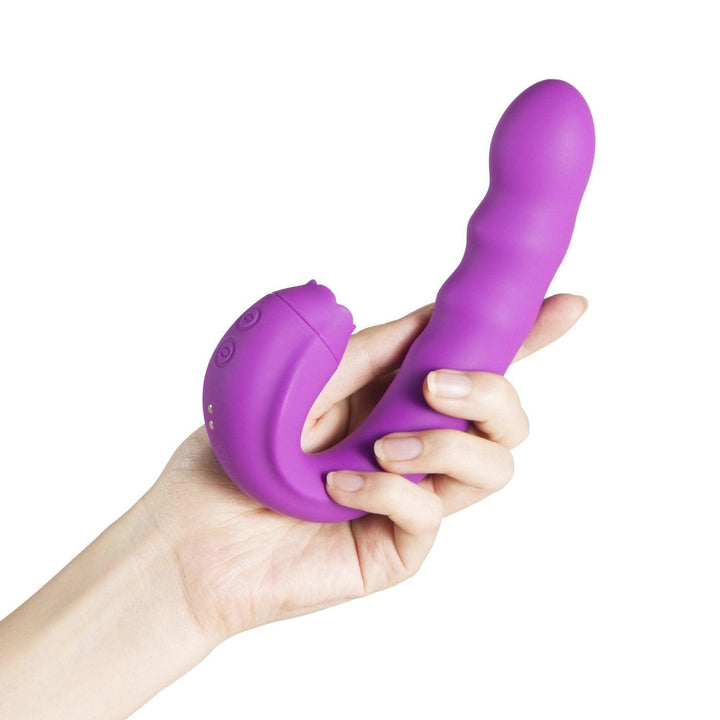 Lilian - G Spot Vibrator With Rotating Head & Vibrating Tongue - Honey Play Box Official