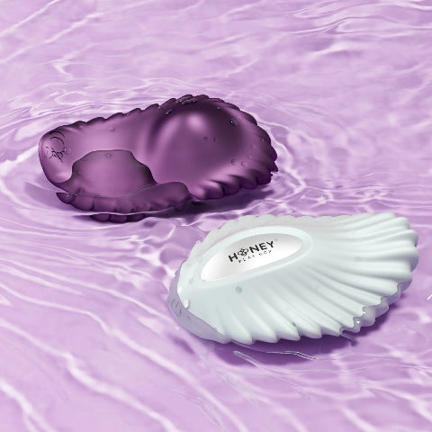 Pearl purple and white wearable