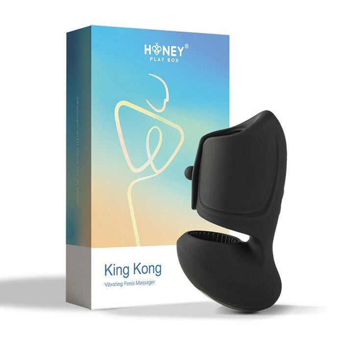 KING KONG Vibrating Male Masturbator Penis Massager  - Honey Play Box Official