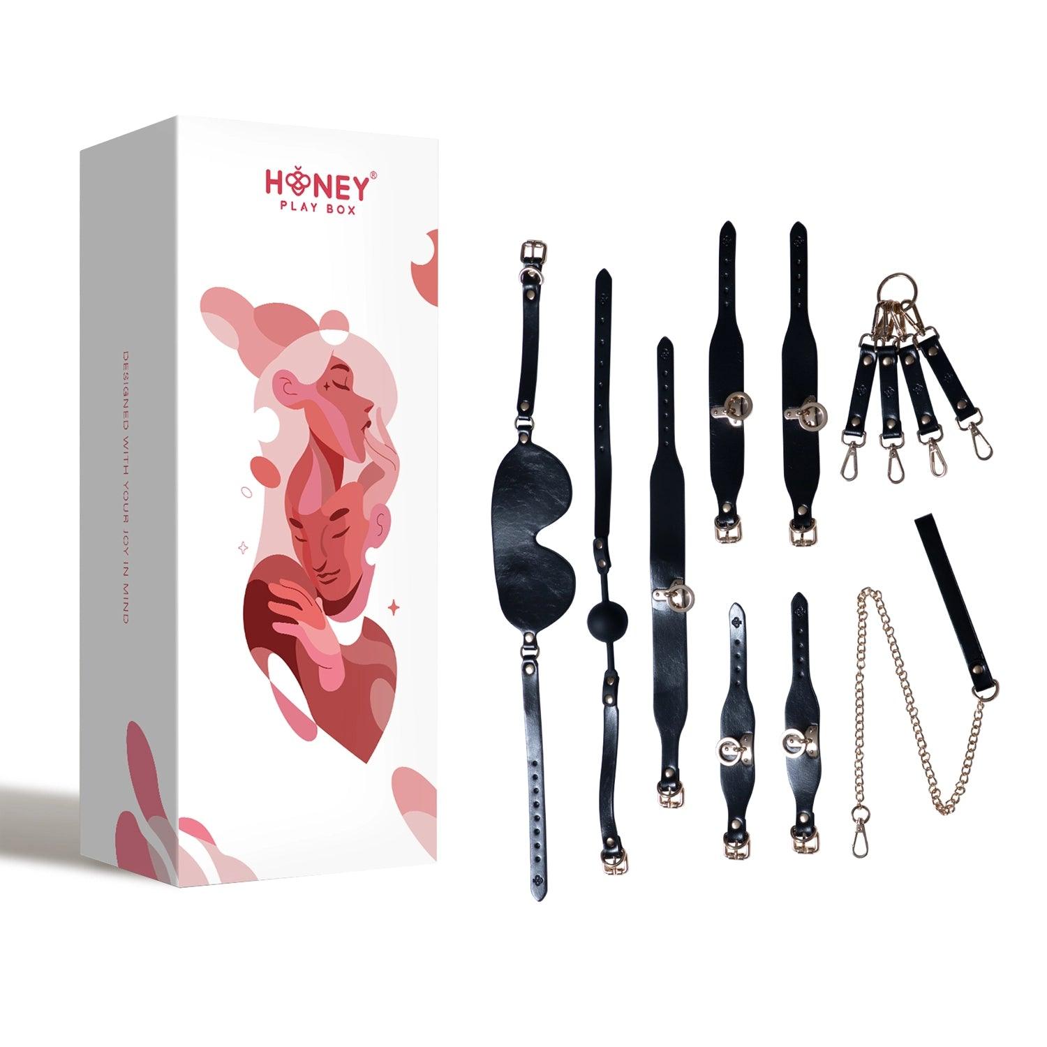 KINKY BDSM KIT 5 Piece Bondage Set - Honey Play Box Official