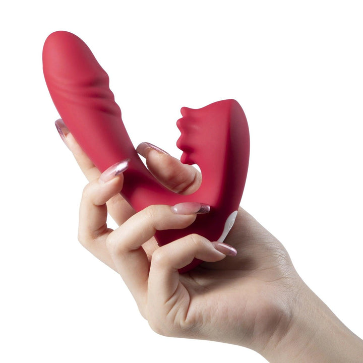 Lacy - G Spot Vibrator with Clit Licking Tongue - Honey Play Box Official