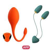 lili app-controlled egg vibrator and cupid nipple clamp set