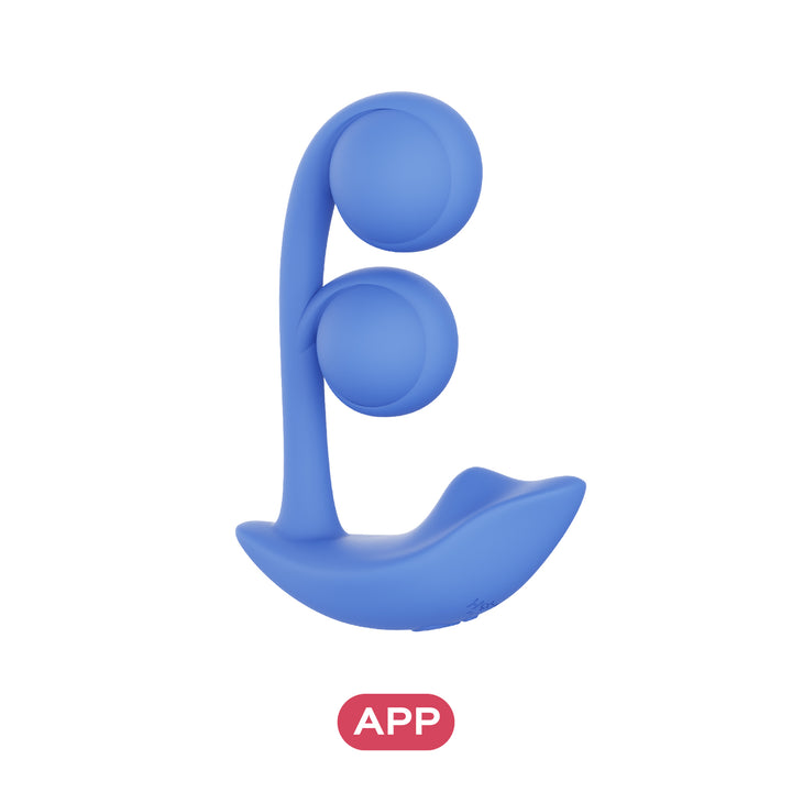 Melody - App-controlled wearable g-spot vibrator for women, Blue color by Honey Play Box