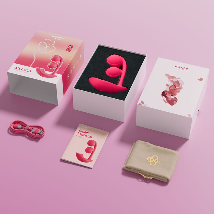 Melody discreet packaging- Best g-spot vibrator for women by Honey Play Box