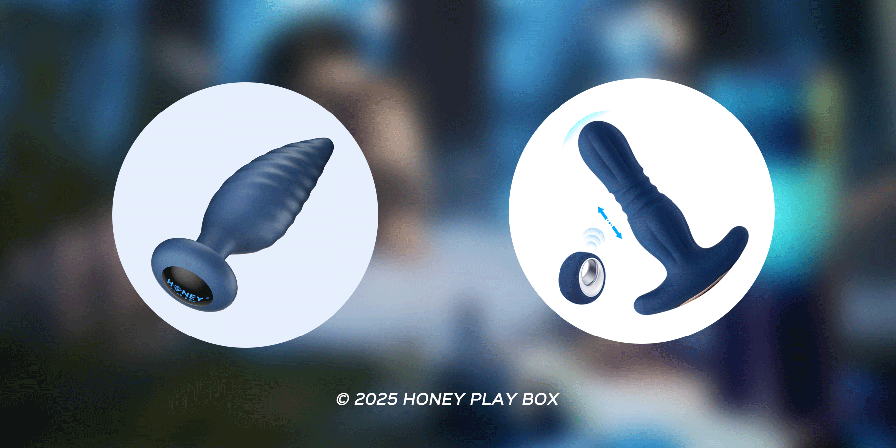 noah rotating anal vibrator and thrusting anal vibrator by honey play box