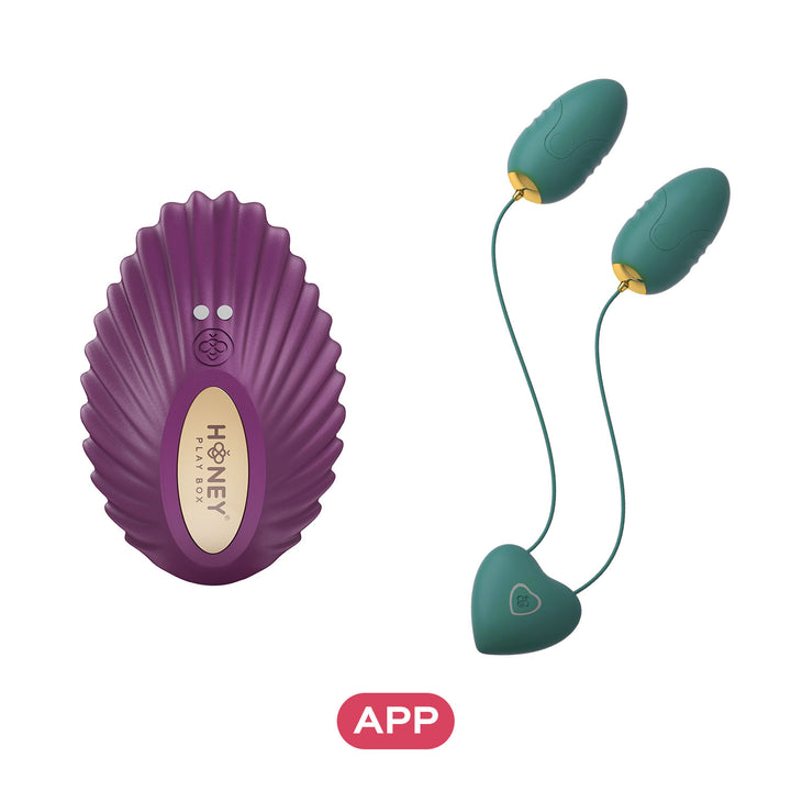 pearl 2 panty vibrator and cupid nipple vibrator