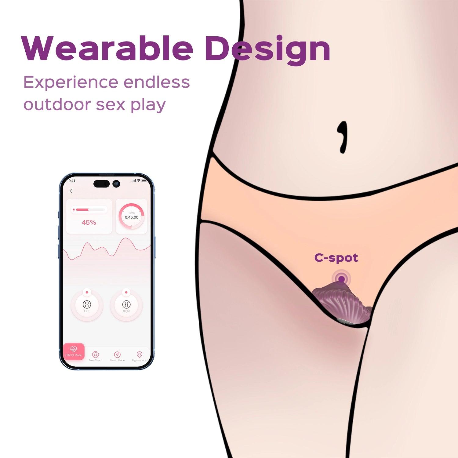 PEARL App Controlled Magnetic Panty Vibrator - Honey Play Box Official