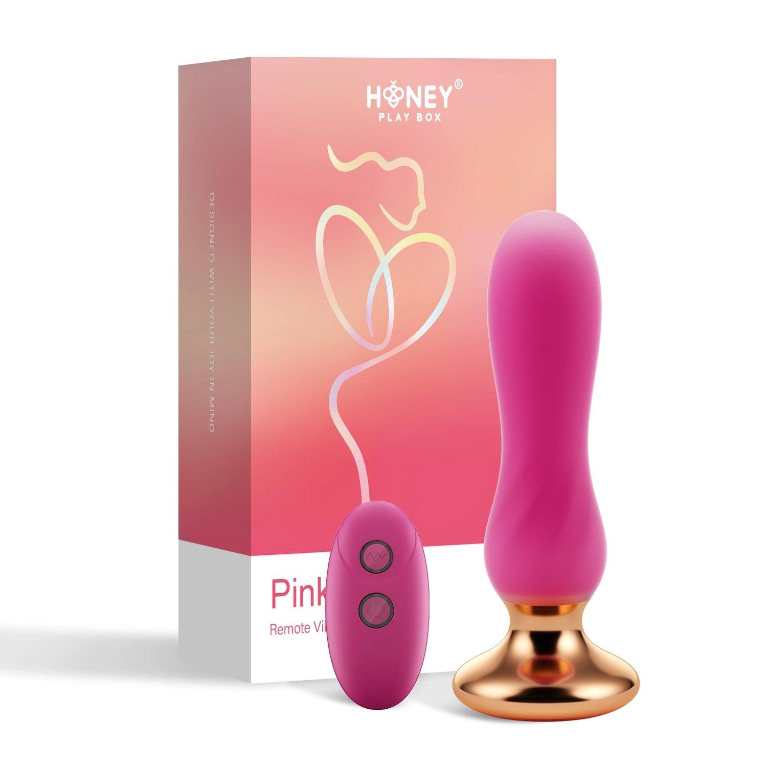 Pink Holic Vibrating Butt Plug