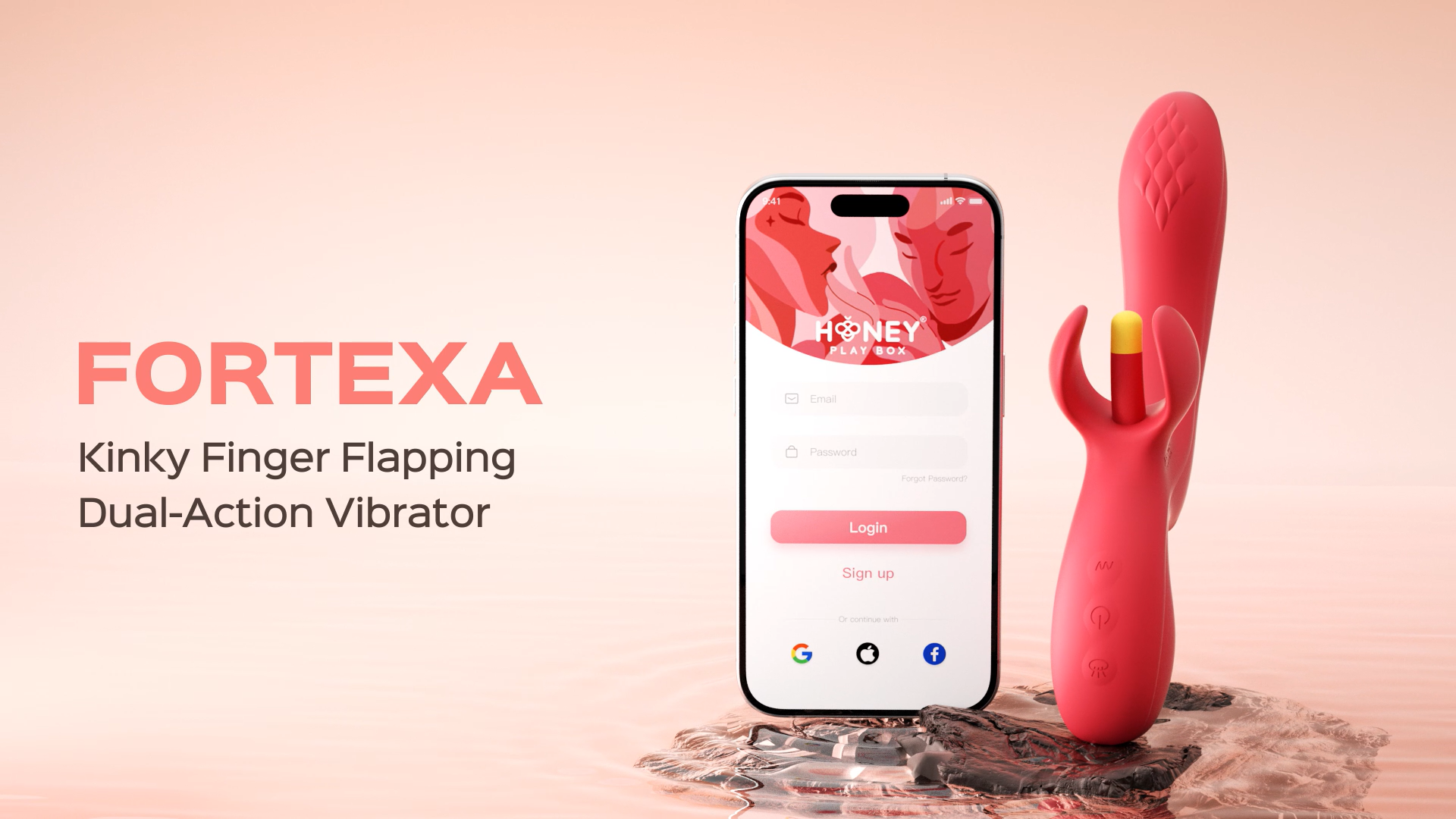 FORTEXA G Spot and Clit Vibrator with Remote Control | Honey Play Box FORTEXA G Spot and Clit Vibrator with Remote Control | Honey Play Box
