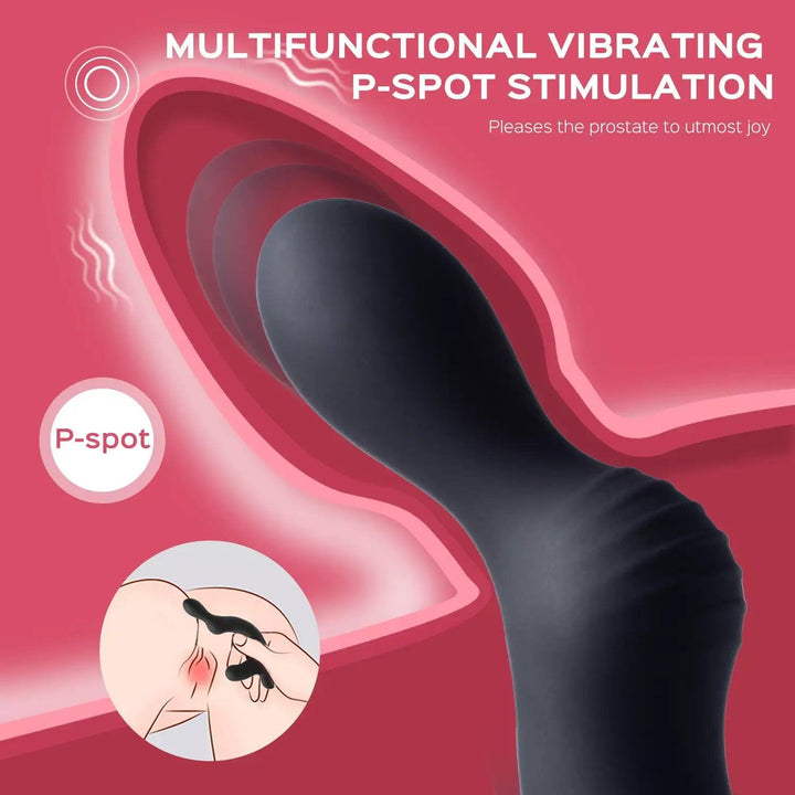 ROCKY Versatile Vibrating Perineum Scrotum Stimulator P-spot Prostate - Honey Play Box Official