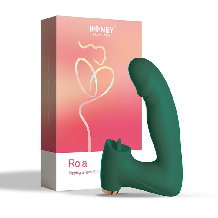 ROLA Clit Licking & Tapping G-spot Vibrator - Honey Play Box Official