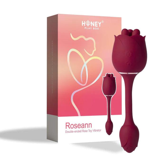 Roseann - Double-ended Rose Toy Vibrator - Honey Play Box Official