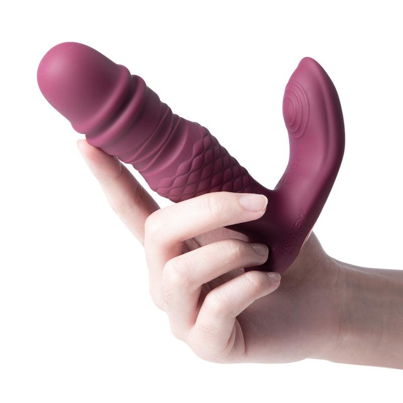RYDER App-Controlled Thrusting G-spot & Clit Vibrator - Honey Play Box Official