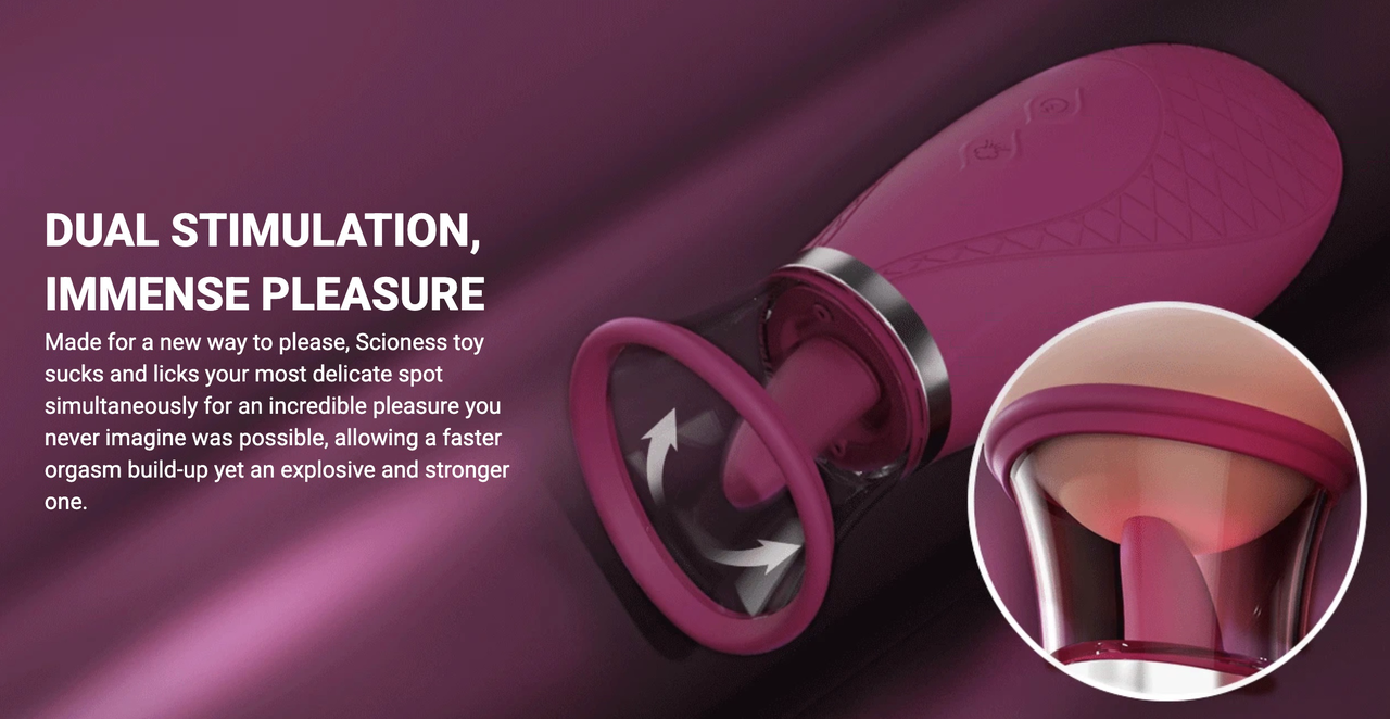 Honey Play Box Scioness licking tongue vibrator