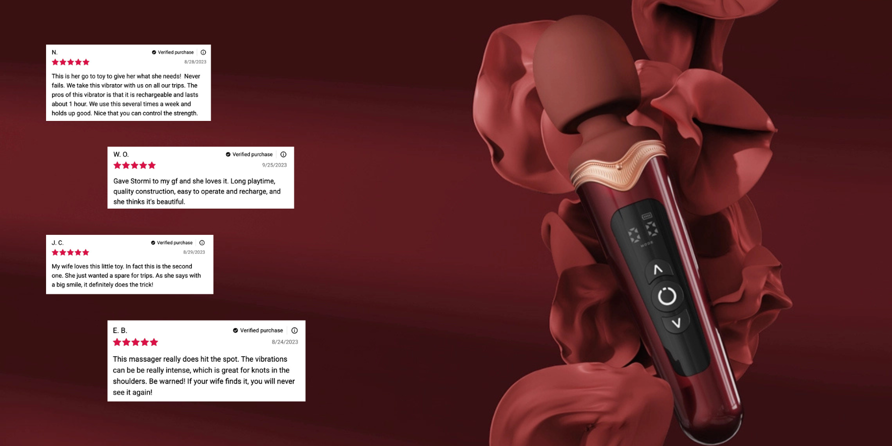 stormi wand massager by honey play box