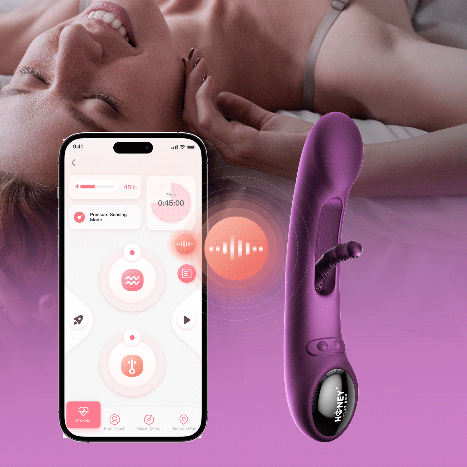 tempo app-controlled tapping g spot vibrator