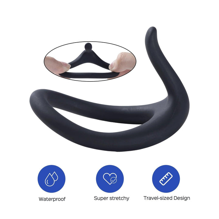 URI Black Penis Cock Ring Male Enhancer - Honey Play Box Official