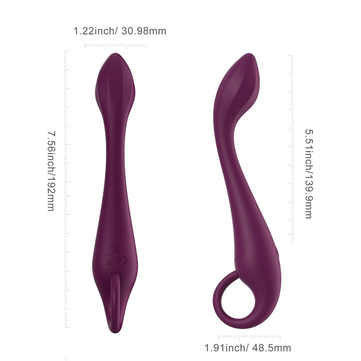 VIBETAIL Slim Curved G-Spot Vibrator - Honey Play Box Official