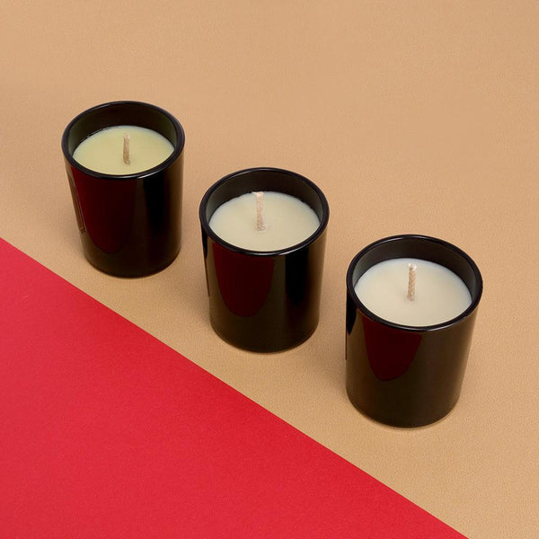 3 Fragrances Sensual  Massage Oil Candle Set 