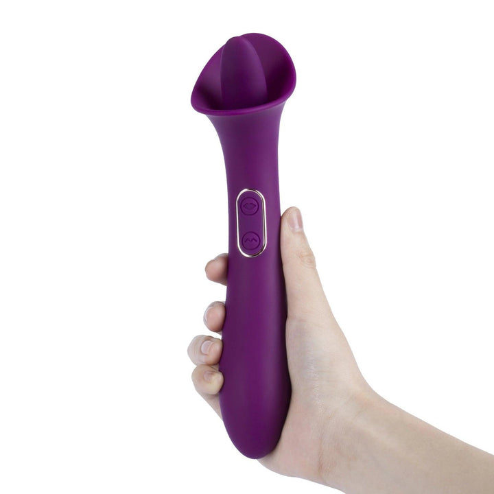 ADELE Clit Licking Tongue Vibrator with G Spot Stimulator - Honey Play Box Official