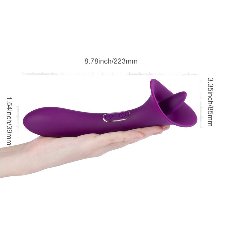 ADELE Clit Licking Tongue Vibrator with G Spot Stimulator - Honey Play Box Official