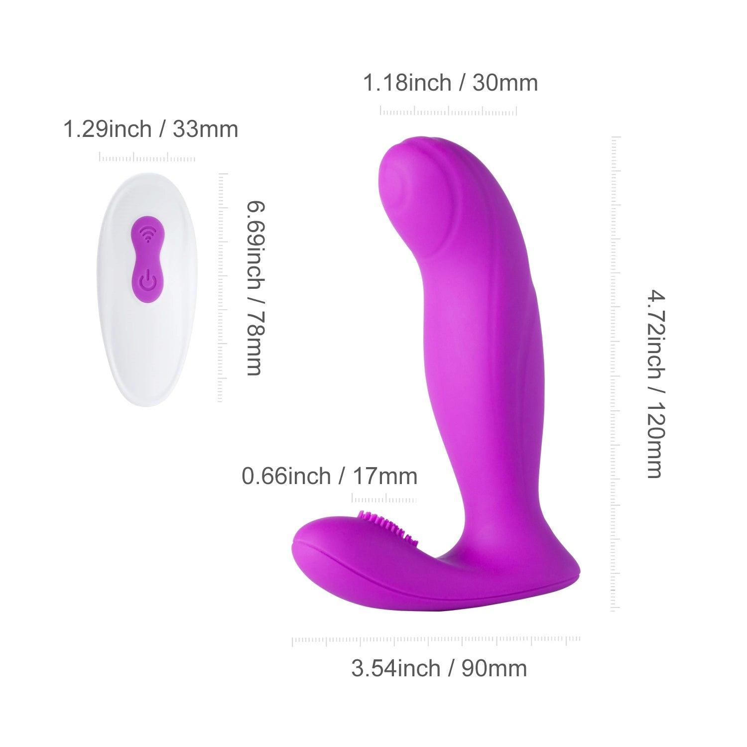 ALLURE Wearable G Spot Vibrator with Clit Stimulator - Honey Play Box Official