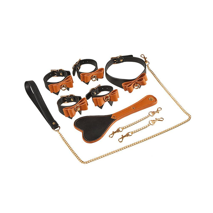 Bailee - BDSM Special Butterfly Bondage Kit for Cosplay Genuine Leather - Honey Play Box
