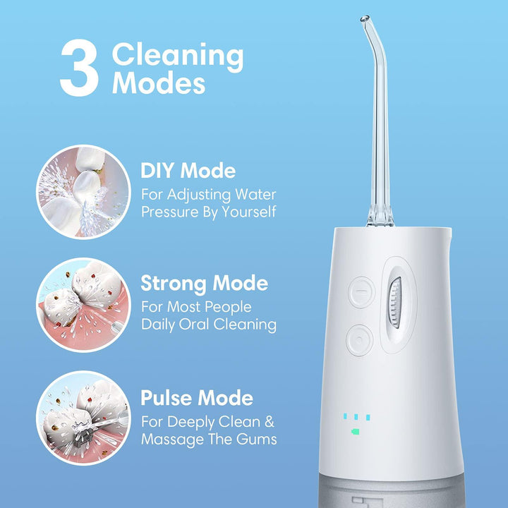 Cordless Water Flosser, Portable Water Dental Flossers with Adjustable Water Pressure, - Honey Play Box