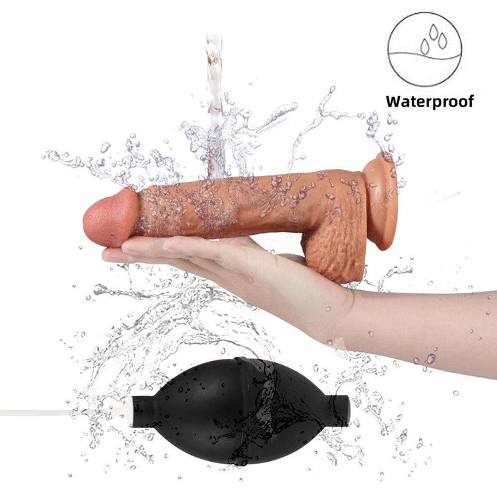 Deal - Squirting Realistic Suction Cup Dildo  6 Inch - Honey Play Box