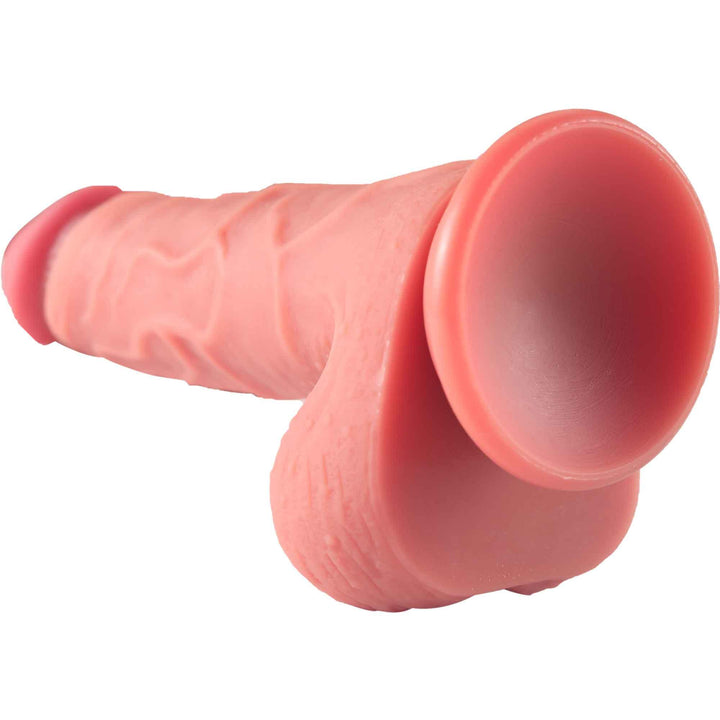 Hansen - Silicone Cyberskin Dildo Suction Cup 6 Inch - Honey Play Box