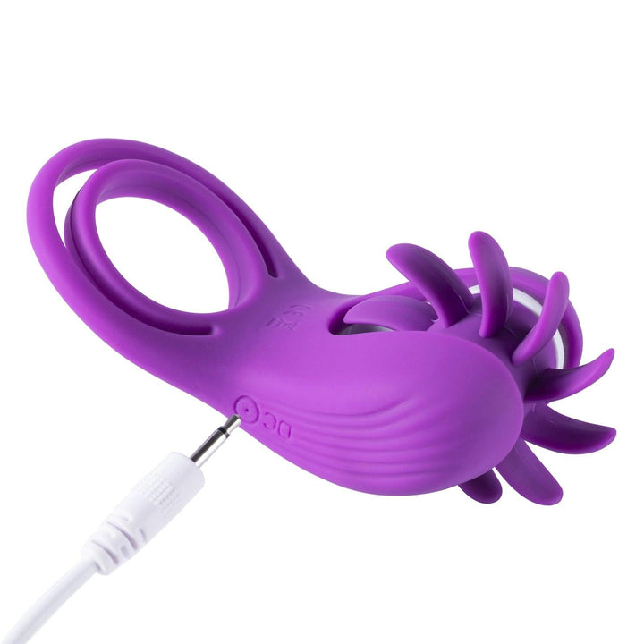 Clit Licker, Roxy - Licking Sex Toy & Vibrating Dual Penis Ring - Honey Play Box Clit Licker, Roxy - Licking Sex Toy & Vibrating Dual Penis Ring - Honey Play Box
