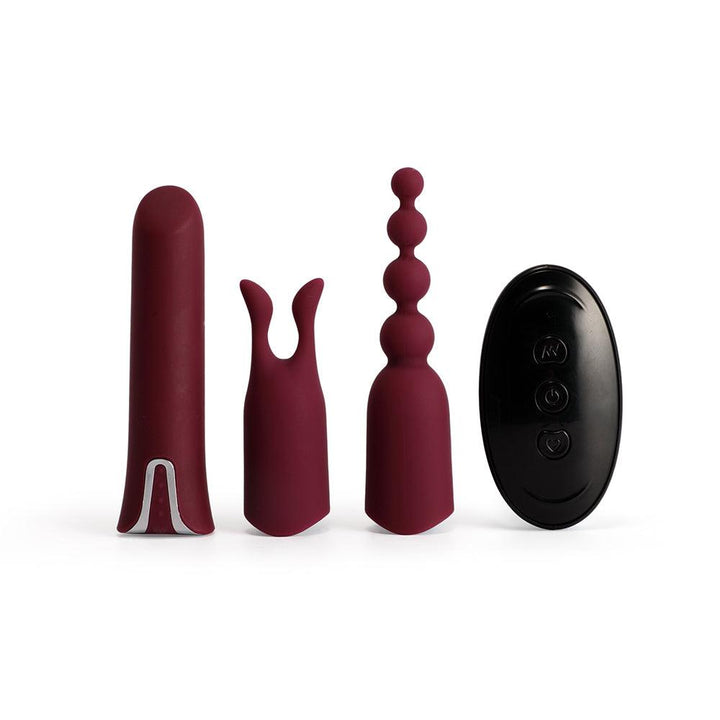 Bullet Vibrator with Attachment - Honey Play Box Bullet Vibrator with Attachment - Honey Play Box