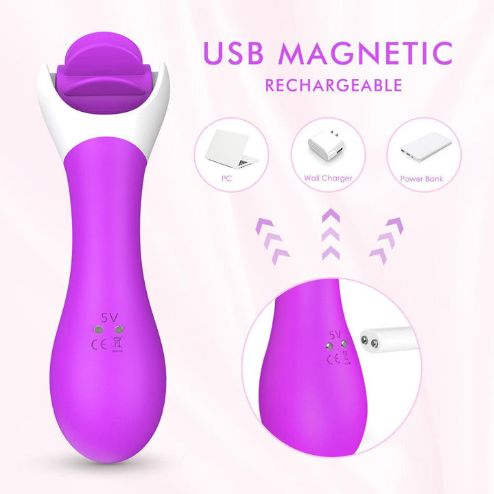 rechargeable clit flicker with g spot massaging wand