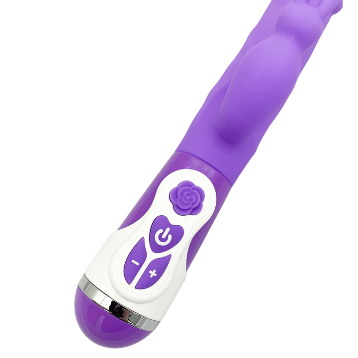 Lily Rabbit Vibrator with 360 Rotating Dildo 4 Inch - Honey Play Box